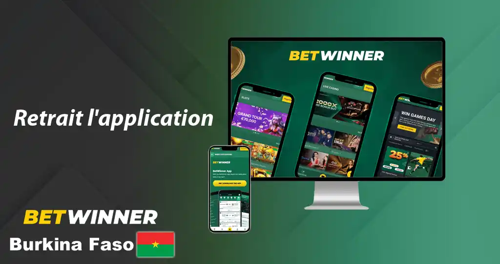 comment retirer de l'argent sur Betwinner